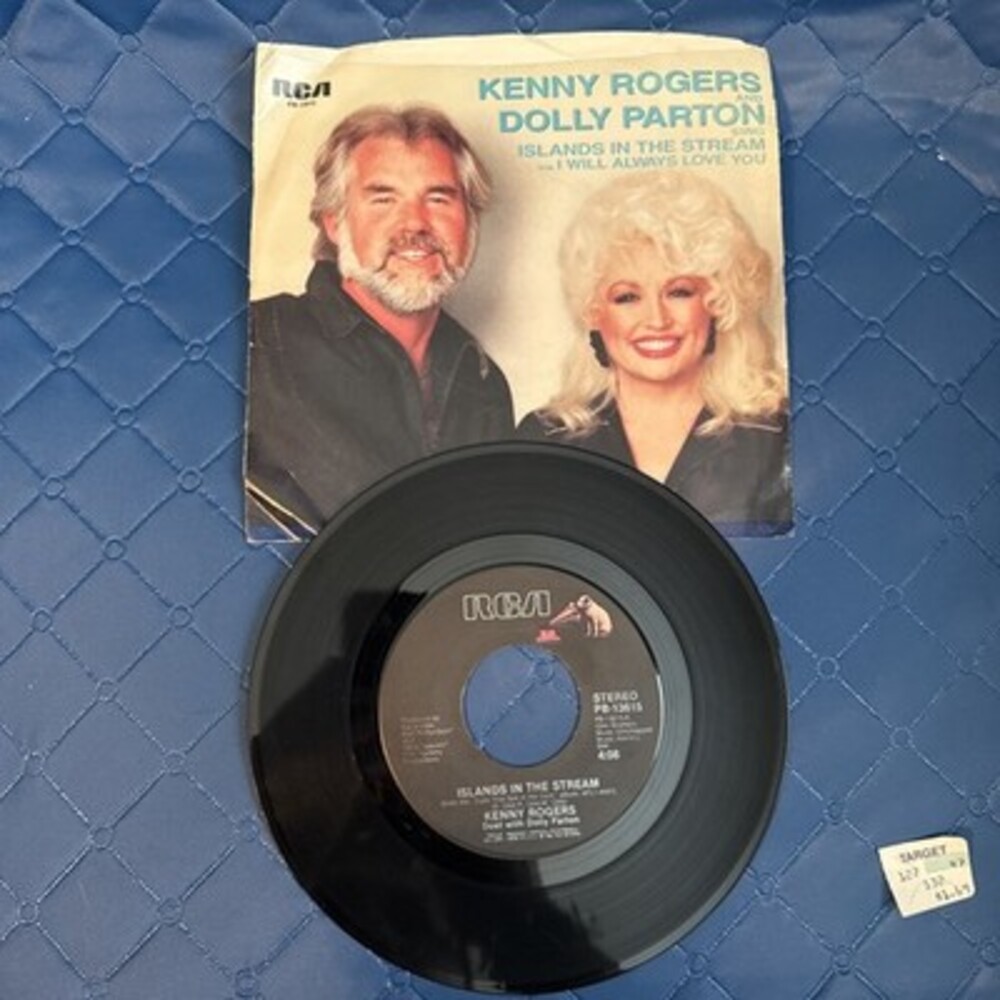KENNY ROGERS DOLLY PARTON Islands In The Stream RCA PB-13615 VG 45 1983 7"